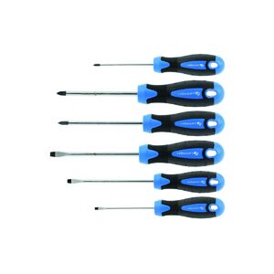 Csavarh&uacute;z&oacute; k&eacute;szlet 6 db, ac&eacute;l S2, SL6, SL5, SL3, PH2, PH1, PH0
