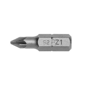 Csavarh&uacute;z&oacute; BIT, PZ1, 25 mm ac&eacute;l, 5 db / blister