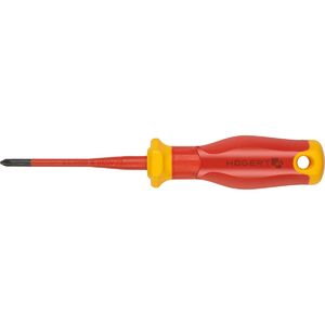 Csavarh&uacute;z&oacute; szigetelt csillag, Phillips, PZ1/SL5, 1000V, 80 mm, CrMo ac&eacute;l&ouml;tv&ouml;zet