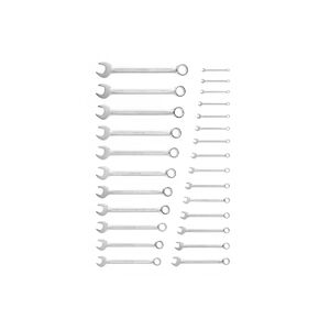 Vill&aacute;s &eacute;s csillagkulcs k&eacute;szlet (6-32 mm), 26 db-os, CrV, DIN3114