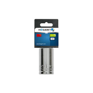Dug&oacute;fej 1/4",hatsz&ouml;gletű, metrikus, 10 mm, CrV50BV30 ac&eacute;l, DIN 3124, ASS-drive